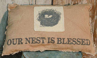 Nest is Blessed Pillow - The Fox Decor